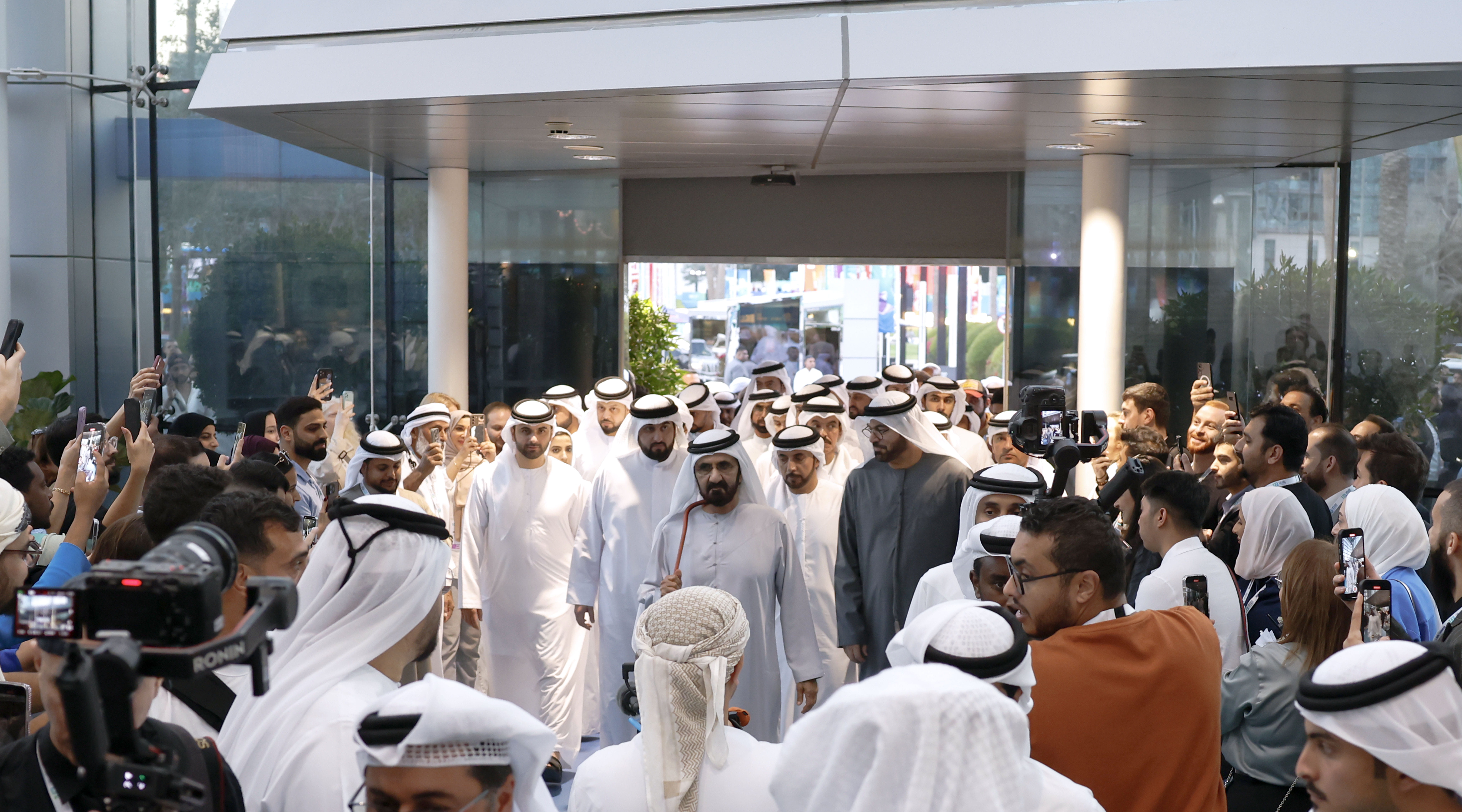 Bb Rashid Mohammed bin Rashid attends the third 1 Billion Followers Summit