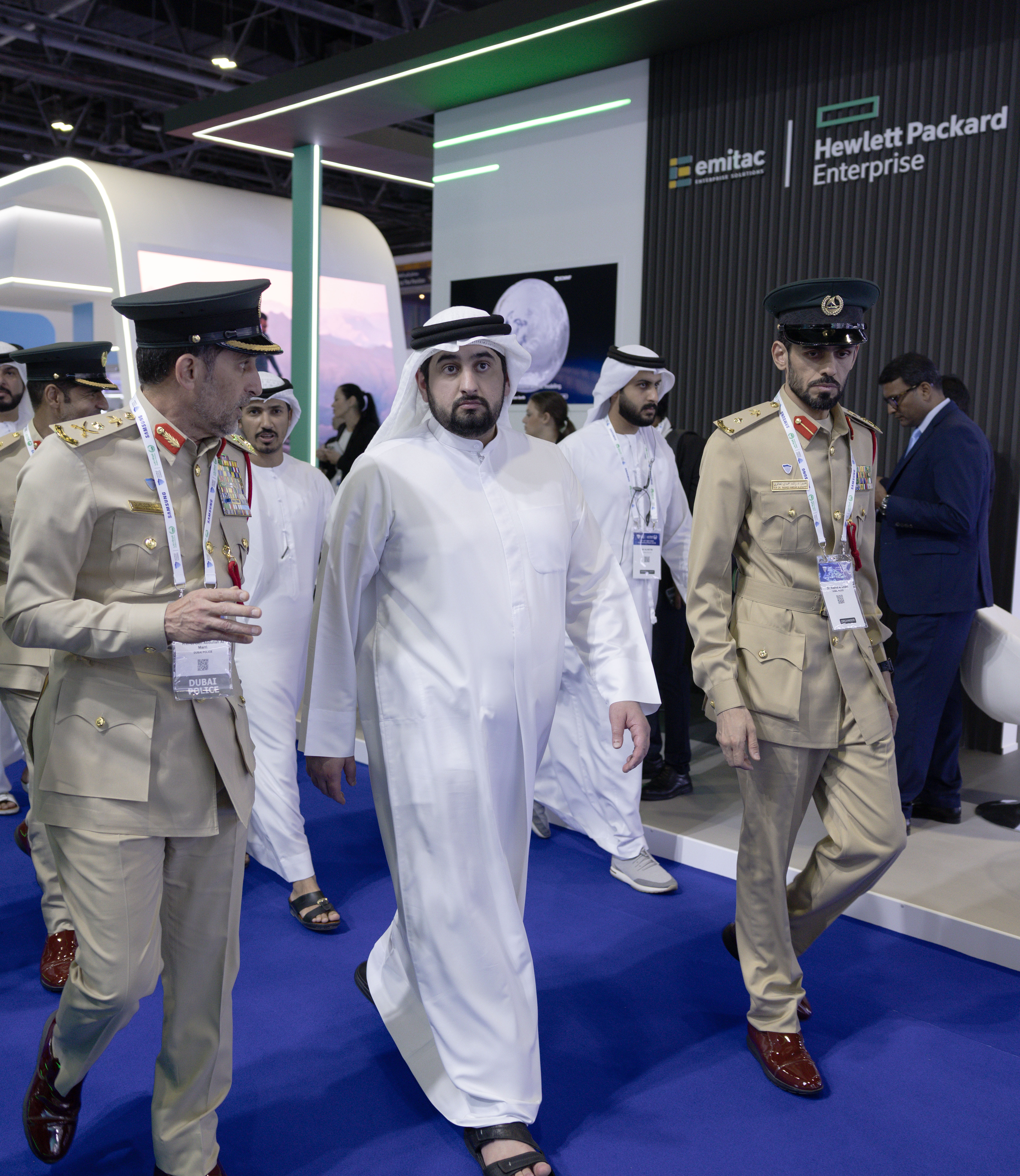 Ahmed bin Mohammed visits World Police Summit 2025