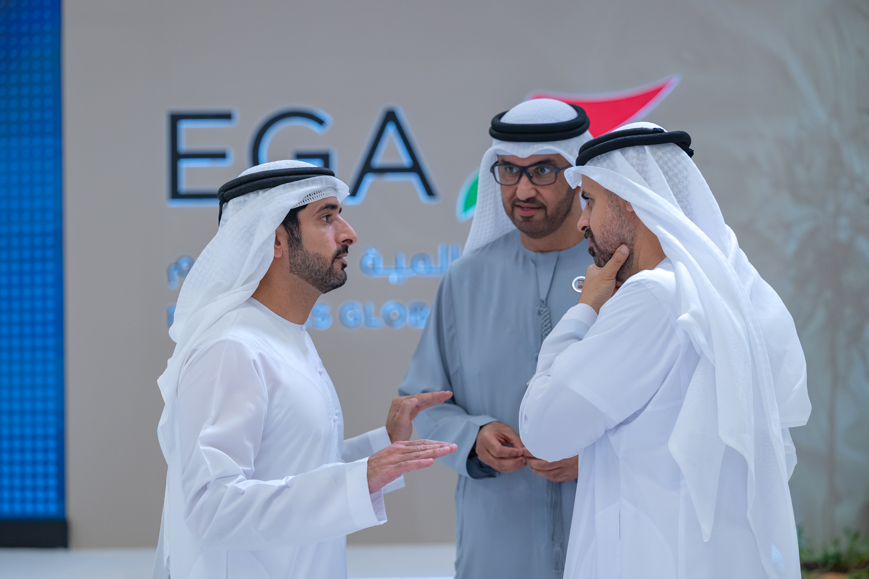 Hamdan bin Mohammed bin Rashid and Theyab bin Mohamed bin Zayed attend ...