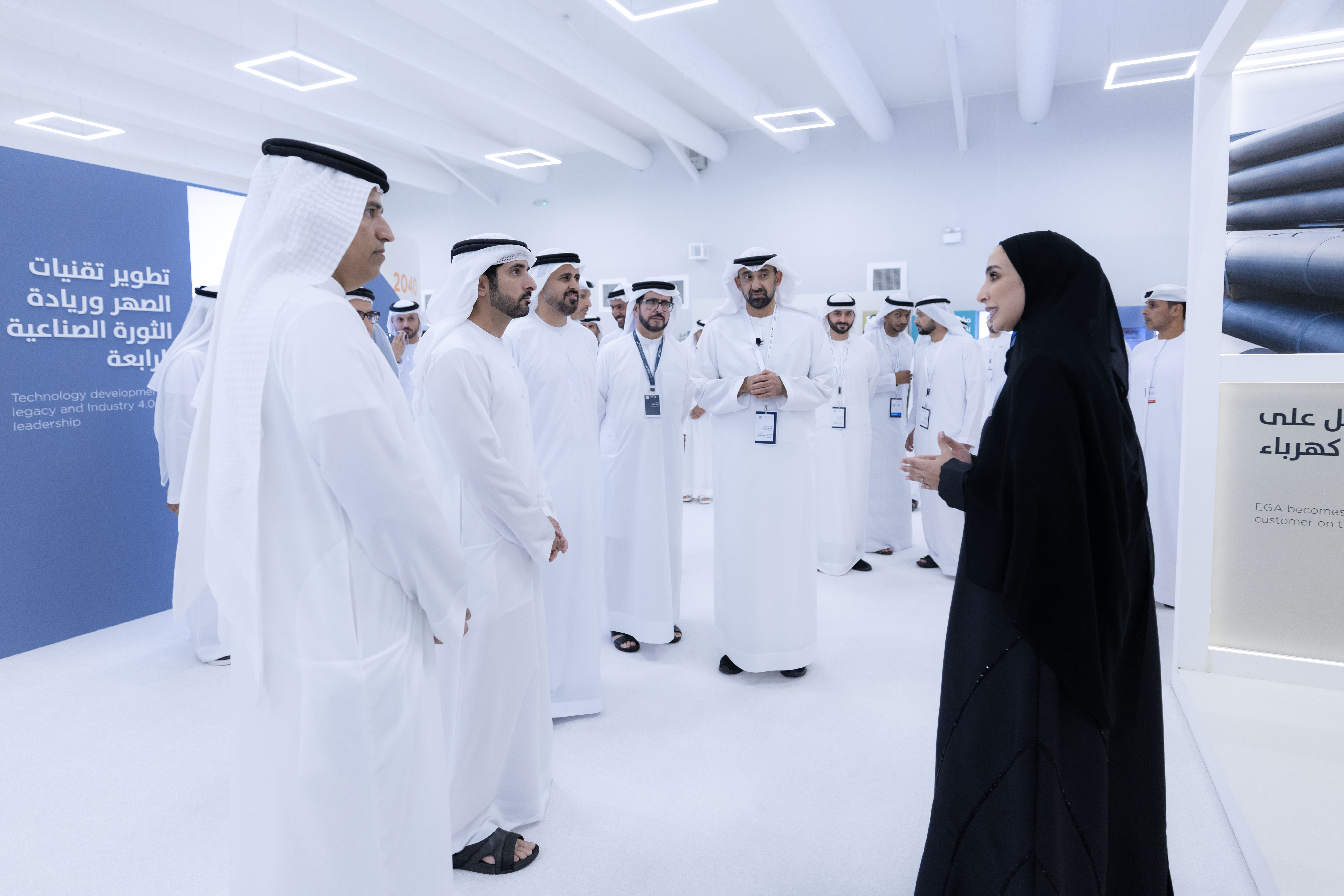 Hamdan bin Mohammed bin Rashid and Theyab bin Mohamed bin Zayed attend ...