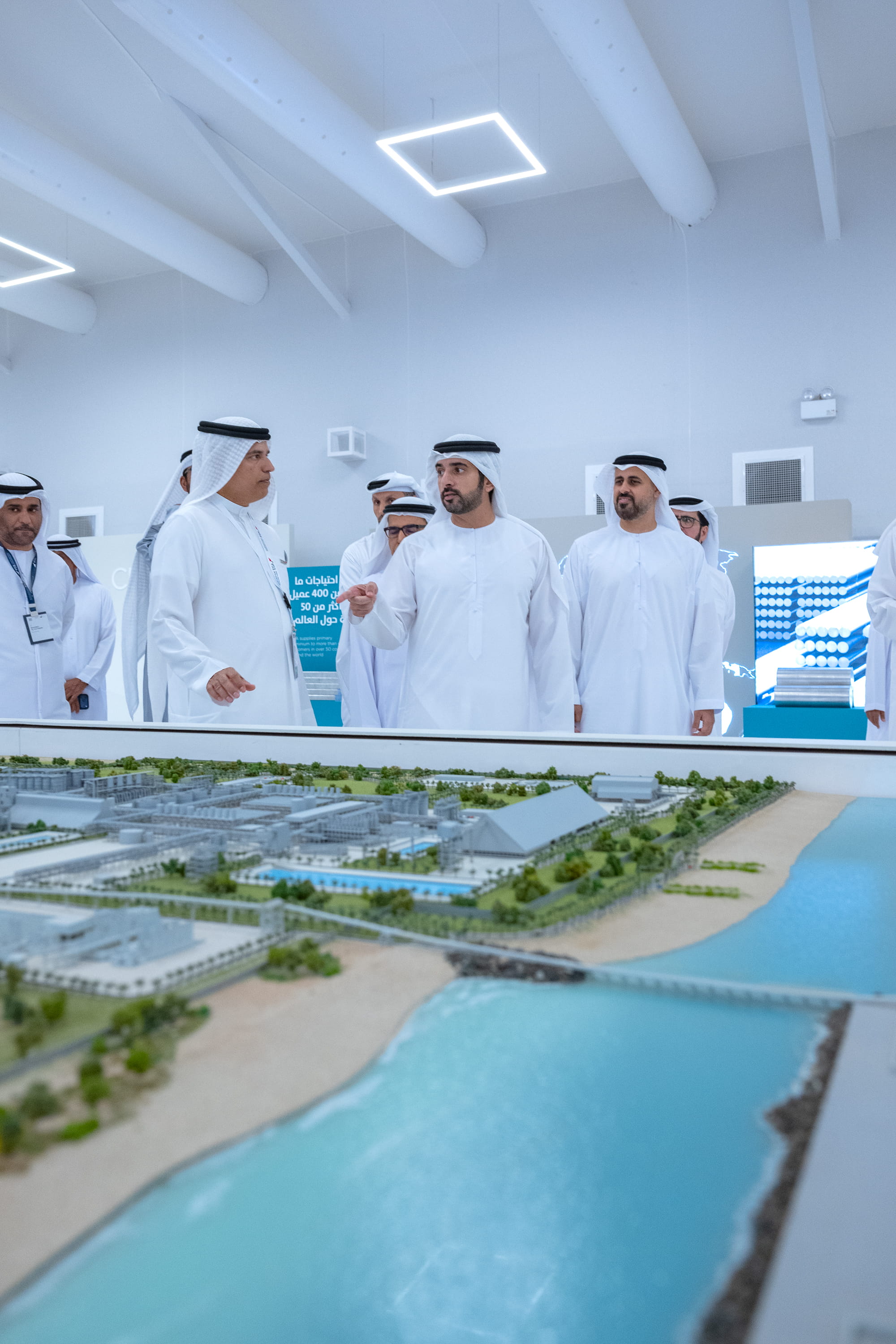 Hamdan bin Mohammed bin Rashid and Theyab bin Mohamed bin Zayed attend ...