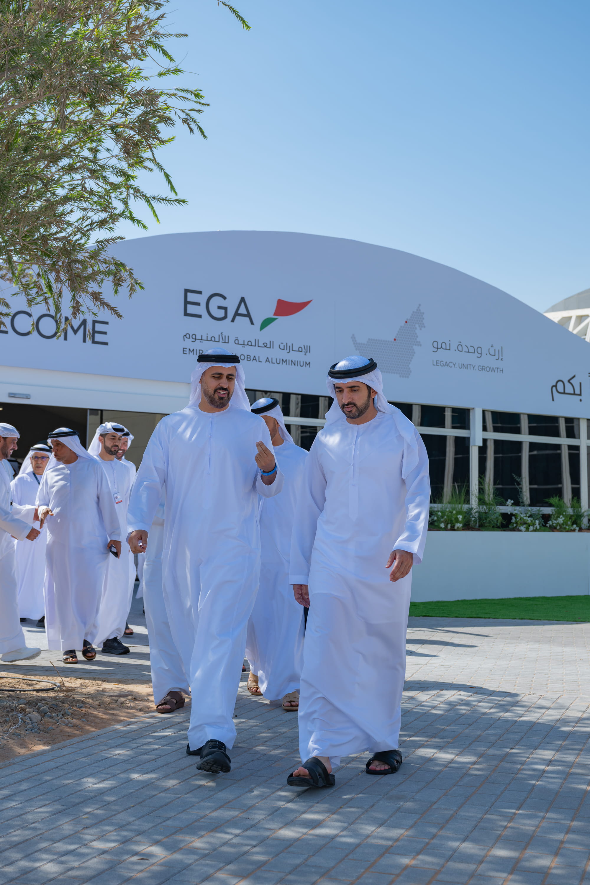 Hamdan bin Mohammed bin Rashid and Theyab bin Mohamed bin Zayed attend ...