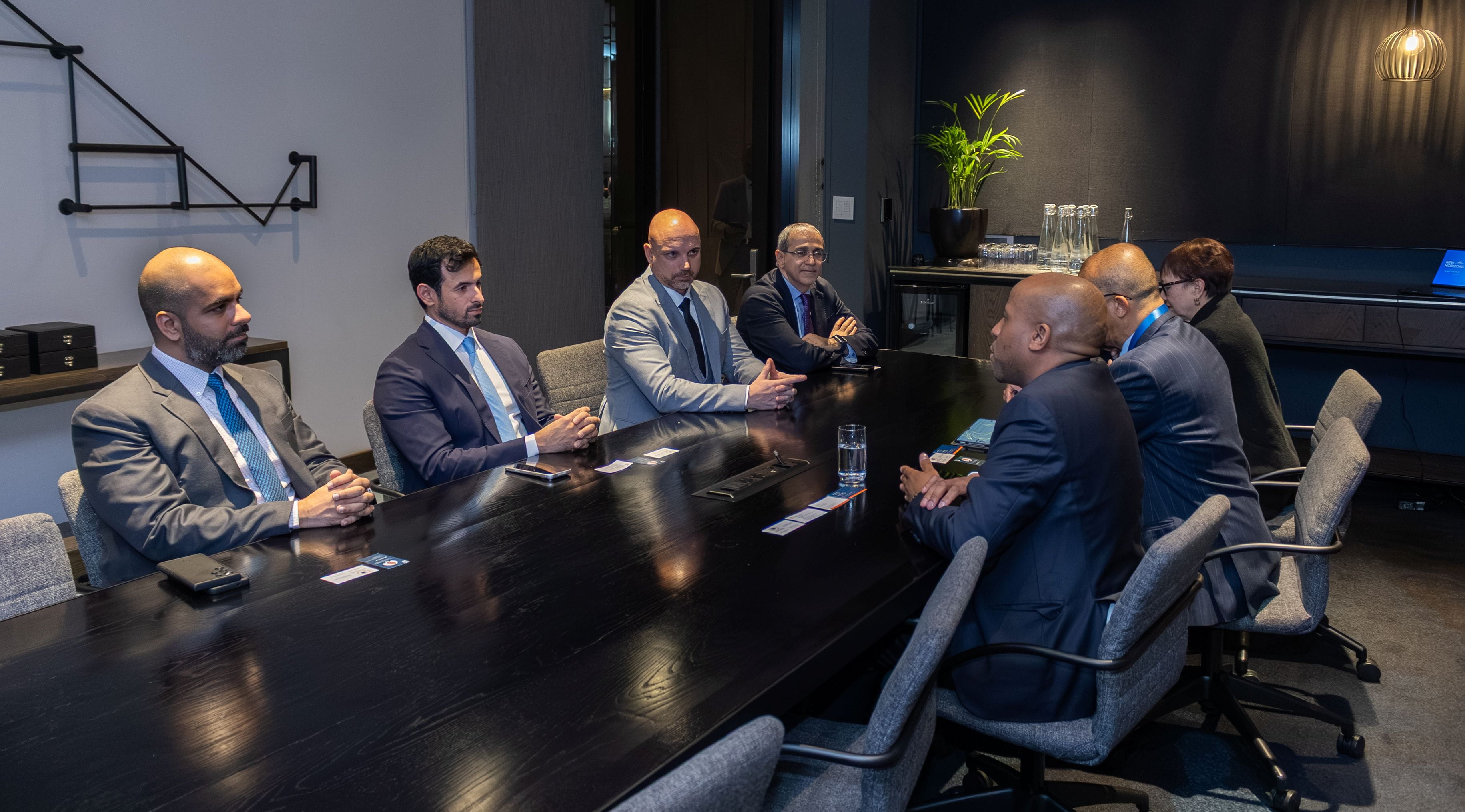 During one of the meetings